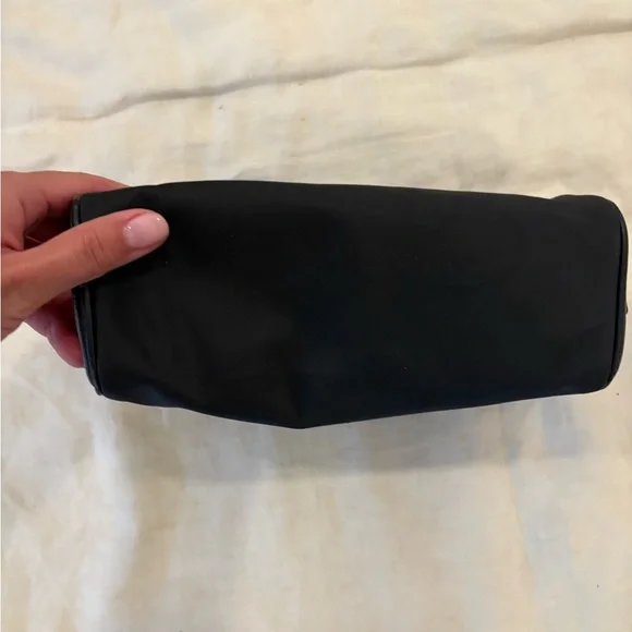 Coach Ellis cosmetic travel case in black nylon and refined pebble leather - Picture 5 of 6